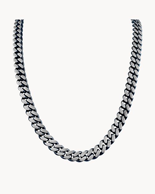 ネックレス・チョーカー BASSCLEF Men's Necklace Surgical Steel Chain A traditional favorite with a colorful twist, this Bulova